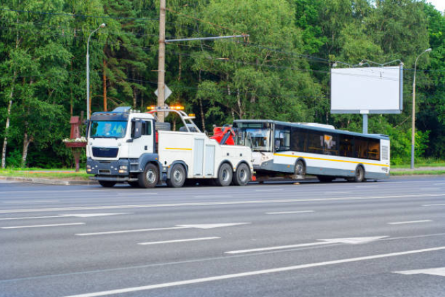 Towing bus near me